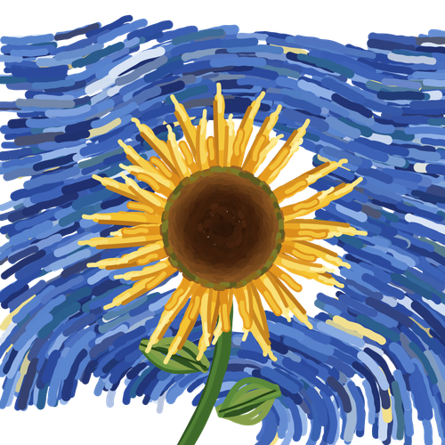 Sunflower After Vincent | ai